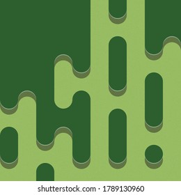 Abstract Rounded Color Lines halftone transition background illustration