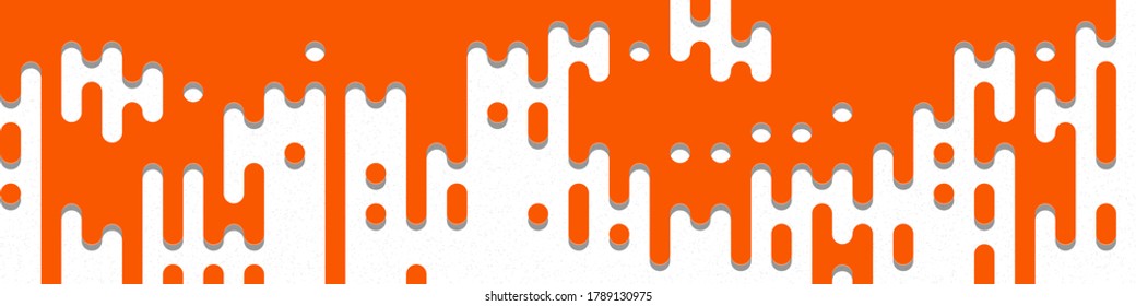 Abstract Rounded Color Lines halftone transition background illustration