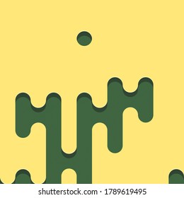 Abstract Rounded Color Lines halftone transition background illustration