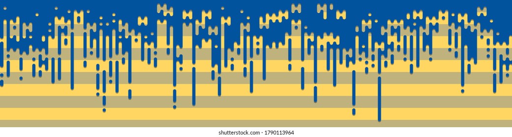 Resumen Líneas de color redondeadas semitonos ilustración de fondo de transición