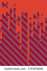 Resumen Líneas de color redondeadas semitonos ilustración de fondo de transición