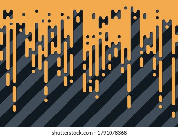 Resumen Líneas de color redondeadas semitonos ilustración de fondo de transición