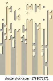 Abstract Rounded Color Lines halftone transition background illustration