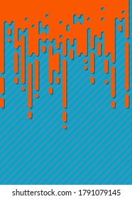 Resumen Líneas de color redondeadas semitonos ilustración de fondo de transición