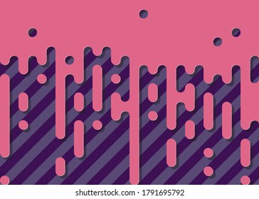 Resumen Líneas de color redondeadas semitonos ilustración de fondo de transición