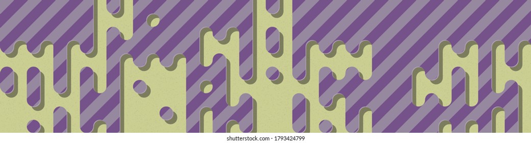 Abstract Rounded Color Lines halftone transition background illustration
