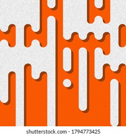 Abstract Rounded Color Lines halftone transition background illustration