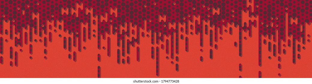 Resumen Líneas de color redondeadas semitonos ilustración de fondo de transición