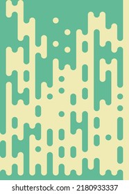 Abstract Rounded Color Lines halftone transition background illustration