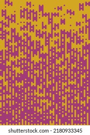 Abstract Rounded Color Lines halftone transition background illustration