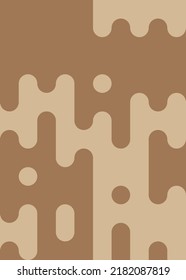 Abstract Rounded Color Lines halftone transition background illustration