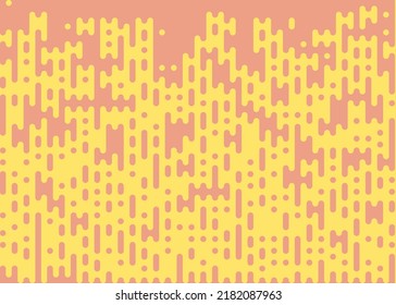Abstract Rounded Color Lines halftone transition background illustration