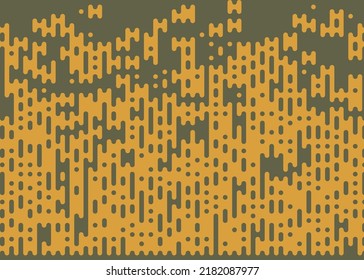 Abstract Rounded Color Lines halftone transition background illustration