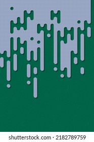 Abstract Rounded Color Lines halftone transition background illustration