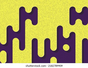 Abstract Rounded Color Lines halftone transition background illustration