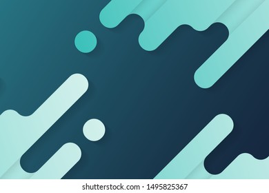 Abstract rounded line shapes gradient background