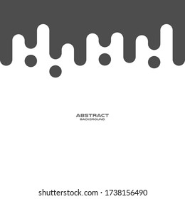 Abstract rounded lines transition background Gray color Tone,Template Design, Vector and illustration.
