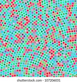 Abstract rounded pixel points mosaic background. EPS 8 vector file included