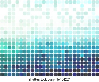 abstract rounded pixel points mosaic background
