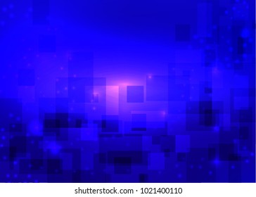Abstract rounded rectangle background technology