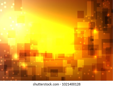 Abstract rounded rectangle background technology