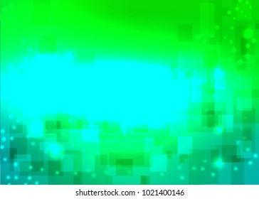 Abstract rounded rectangle background technology