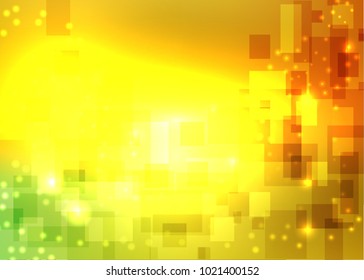 Abstract rounded rectangle background technology