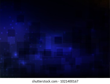 Abstract rounded rectangle background technology