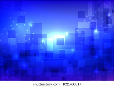 Abstract rounded rectangle background technology