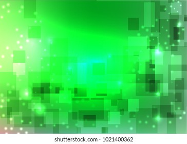 Abstract rounded rectangle background technology