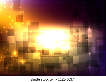 Abstract rounded rectangle background technology