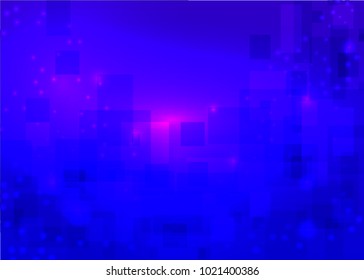 Abstract rounded rectangle background technology