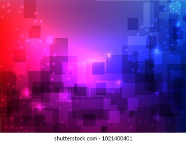 Abstract rounded rectangle background technology