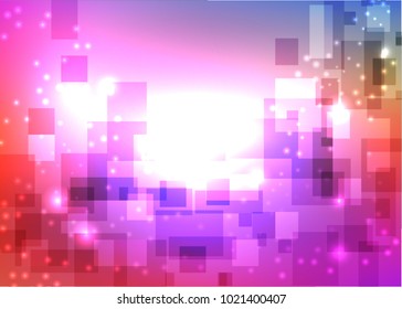 Abstract rounded rectangle background technology