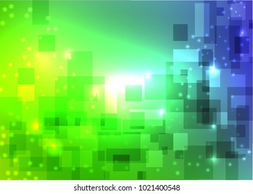 Abstract rounded rectangle background technology