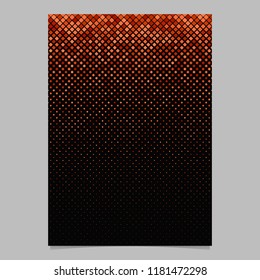 Abstract rounded square mosaic pattern poster background template