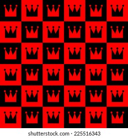 Abstract royal seamless pattern. 