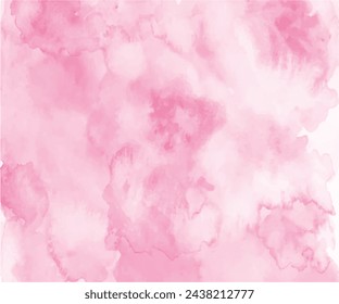Abstract ruby watercolor on white background.This is watercolor splash