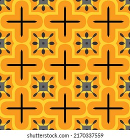 Abstract rug pattern geometric shapes inspired by oriental and indigenous native motifs