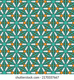 Abstract rug pattern geometric shapes inspired by oriental and indigenous native motifs