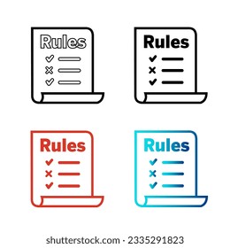Abstract Rules Silhouette Illustration, can be used for business designs, presentation designs or any suitable designs.