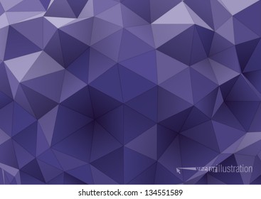 abstract rumpled triangular background,  low poly style illustration