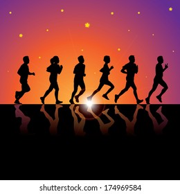 THE ABSTRACT OF RUNNING VECTOR