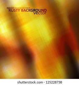 Abstract rusted metal, vector texture background eps10