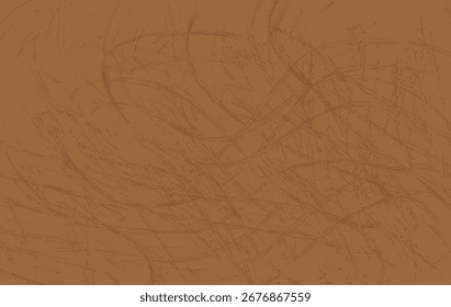 Abstractas textura grunge marrón oxidada con líneas de rasguño afligidas en toda la superficie. Perfecto para fondos creativos, Fondos de pantalla y obras de arte industriales.