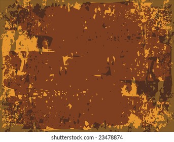 Abstract rusty metal surface vector