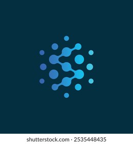 abstrakte digitale S-Logo-Vorlage
