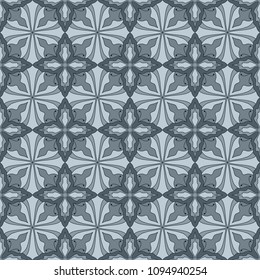 Abstract s flowers seamless pattern colorful tiles vector illuctration. Can be used for wallpaper, pattern fills, web page background, surface textures, textile design, floor tiles and other.