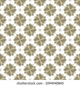 Abstract s flowers seamless pattern colorful tiles vector illuctration. Can be used for wallpaper, pattern fills, web page background, surface textures, textile design, floor tiles and other.
