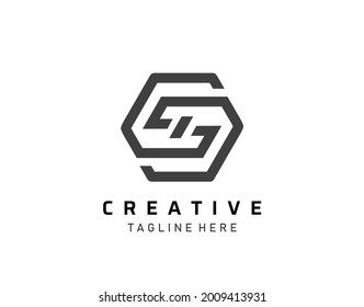 Abstract S, G, GD Letter Icon Logo Design